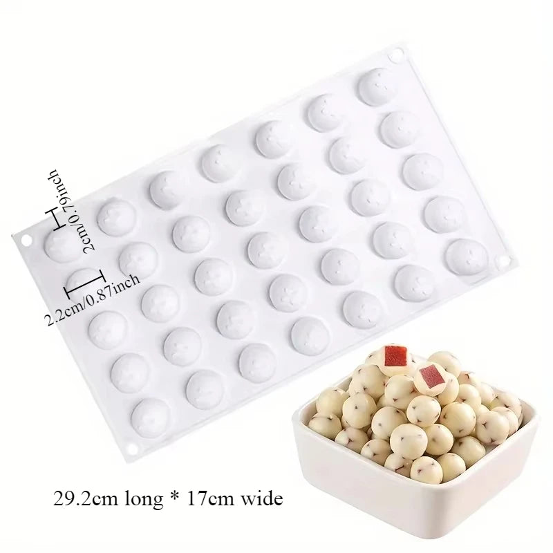 Silicone Egg Custard Filling Mold Dumpling Cake Decoration Tool Chocolate Ice Cubes Mousse Dessert Mold Peaceful Pleasures Health and Wellness 1 pc