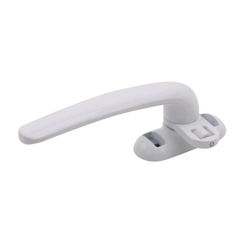 Aluminum Alloy Window Handle Casement Window Lever Lock for Sliding Window Door Handle Replacement Hardware Accessories Peaceful Pleasures Health and Wellness White-left