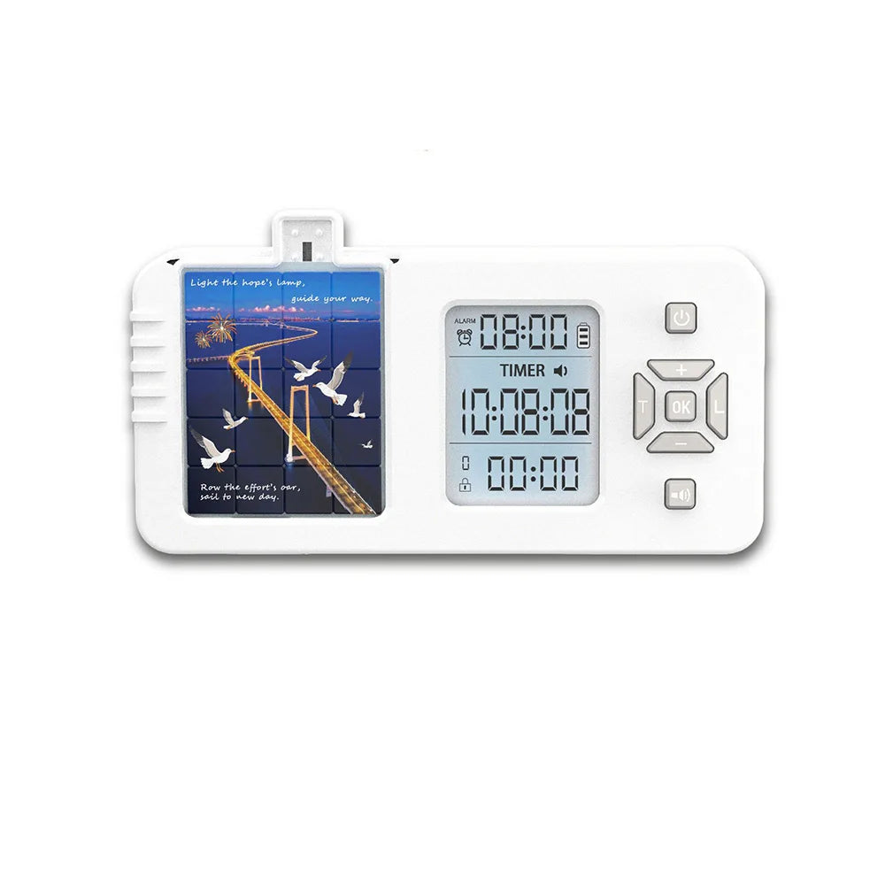 Lockable Phone Lock Box Alarm Clock | LED Timer Storage