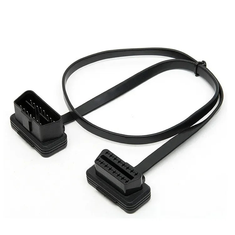 OBD II OBD2 16 Pin Splitter Extension 1x Male and 2X Female Extension Cable Adapter 60cm Peaceful Pleasures Health and Wellness