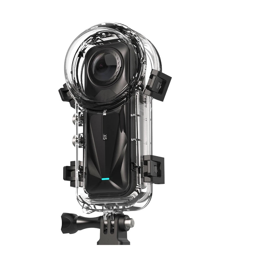 For insta360 X5 Invisible Waterproof Case Dive Protection Panoramic Sports Camera 50 Meters Waterproof Protection Peaceful Pleasures Health and Wellness