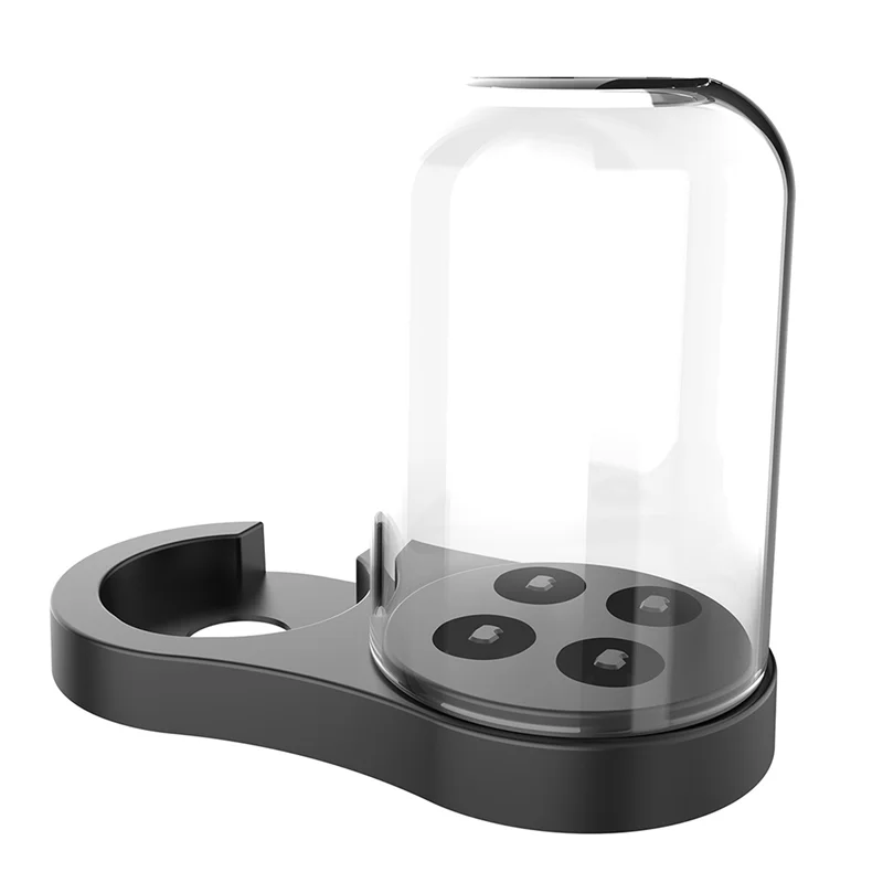 Y51A-The Toothbrush Holder For Oralb IO3 IO4 IO5 IO6 Electric Toothbrush Rack EB17 Brush Head Storage Bracket With Dust Cup Peaceful Pleasures Health and Wellness Black