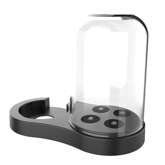 Y51A-The Toothbrush Holder For Oralb IO3 IO4 IO5 IO6 Electric Toothbrush Rack EB17 Brush Head Storage Bracket With Dust Cup Peaceful Pleasures Health and Wellness Black