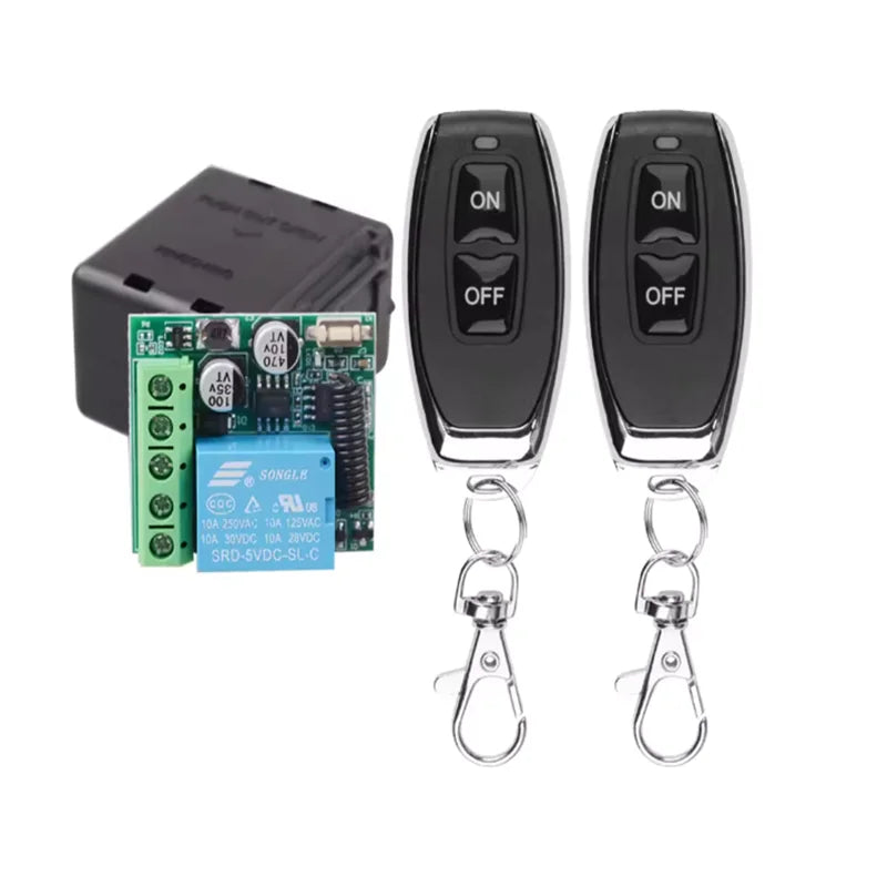 5-24V Relay Single-channel Electric Passage Door 433MHz Wireless Remote Control Switch Access Control Controller Peaceful Pleasures Health and Wellness SRD-2