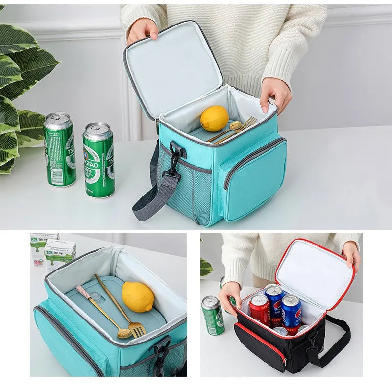 Extra Large Insulated Lunch Bag – Leak Proof Tote & Shoulder Strap