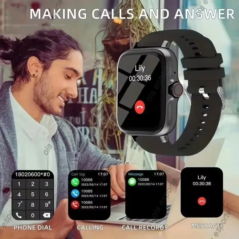 Ola Esporte Smart Watch | Bluetooth Calls & Fitness Tracker