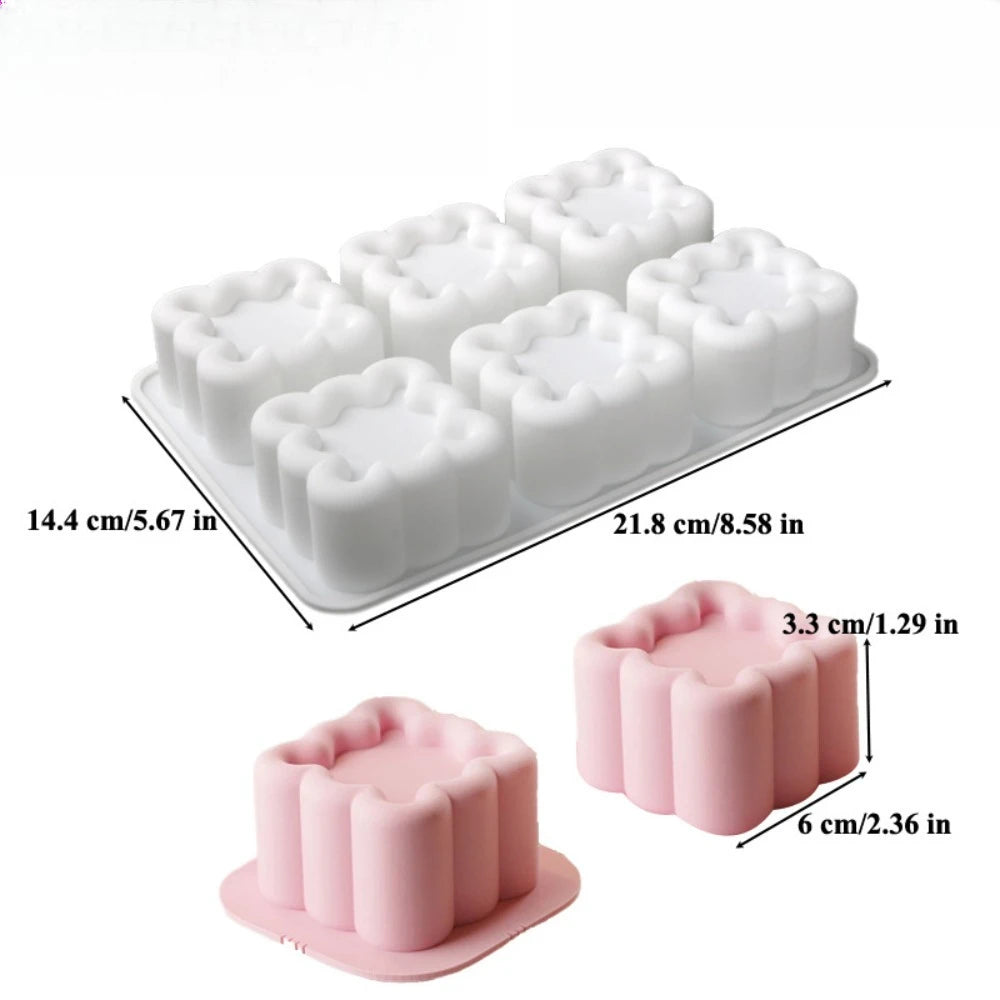 Silicone Multi-Cavity Mold – Cake, Soap & Candle Craft