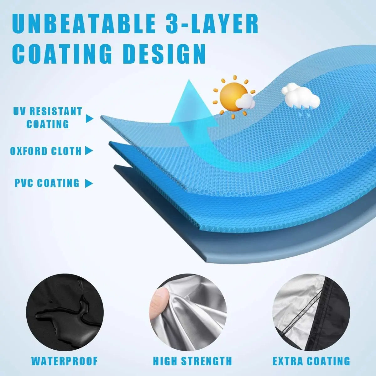 1Pcs BBQ Cover Outdoor Rain Protective Barbecue Cover BBQ Grill Barbeque Cover Anti-Dust Waterproof Weber Heavy Duty Charbroil Peaceful Pleasures Health and Wellness