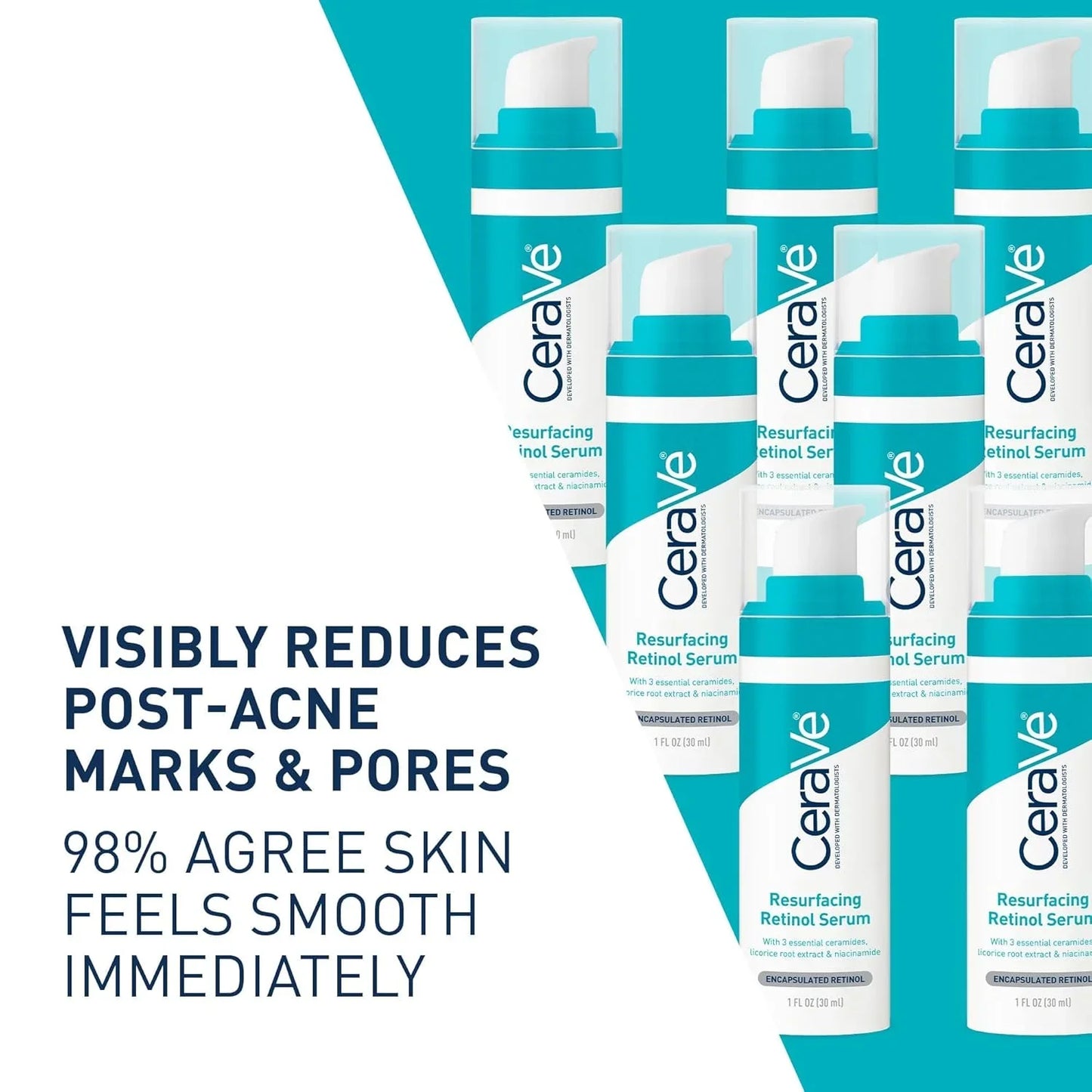 CeraVe Retinol Serum – Niacinamide, Ceramides & Licorice Root