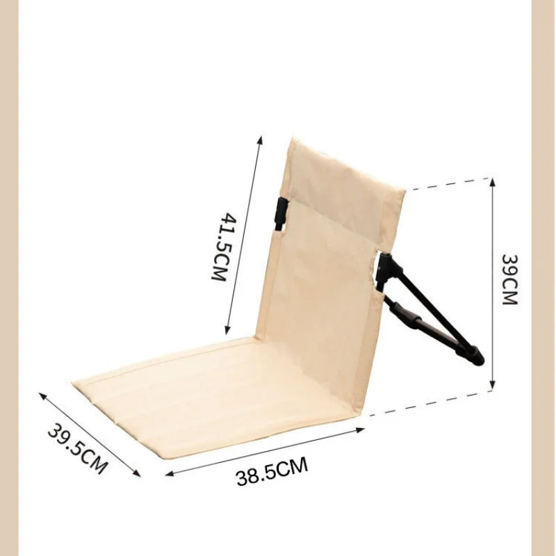 Portable and foldable outdoor camping chairs. Compact in size and lightweight, suitable for use on beaches, lawns and gardens. Peaceful Pleasures Health and Wellness