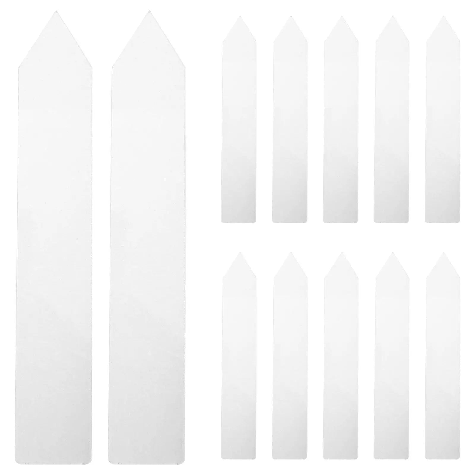 24Pcs Reusable Garden Plant Labels Acrylic Transparent Stakes for Nursery Flower Pots Herb Markers Vegetable Sign Stake Tags Peaceful Pleasures Health and Wellness Default Title