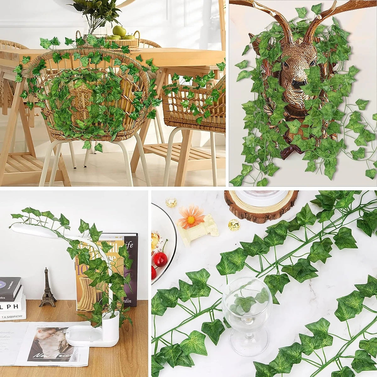 Artificial Silk Ivy Vine Creeper – Fake Plant Wall & Wedding Decor