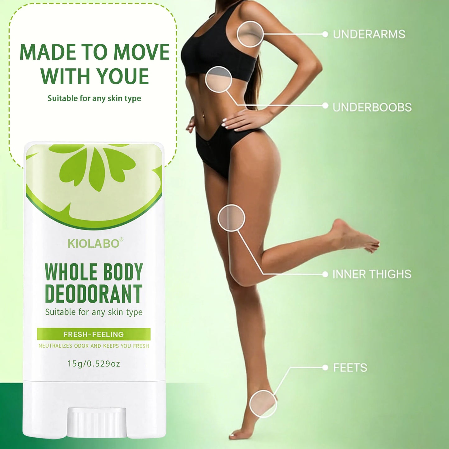 48-Hour Aluminum-Free Deodorant Cream | Moisturizing Twist