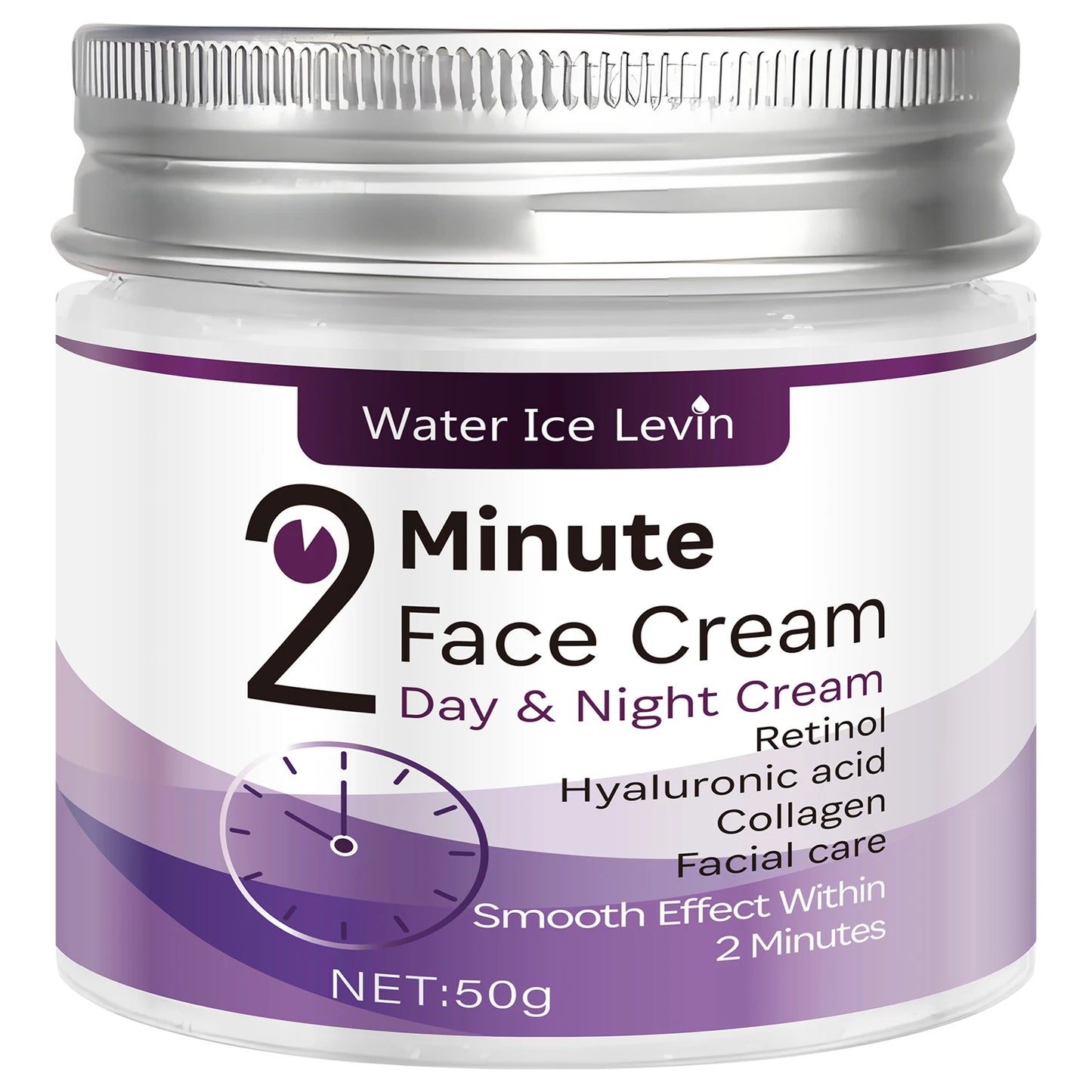 Water Ice Levin 2-Min Face Cream | Retinol, Hyaluronic & Collagen