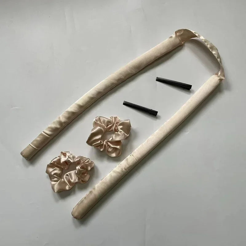 2sets Heatless Curling Rod, Hair Curlers Rollers, Hairstyling Accesorios, Sleep Hairdresser Set, Curly Hair Product, Flexi Rods Peaceful Pleasures Health and Wellness