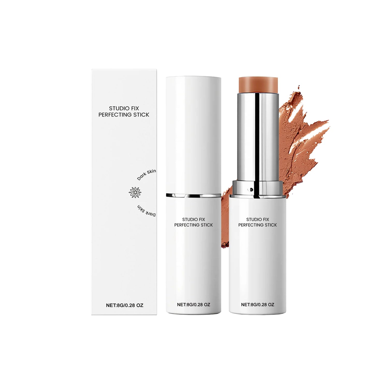 Concealer Foundation Stick Lightweight Long Lasting Waterproof Highlighter Cover Dark Circle Brightening Hydrating Face Makeup Peaceful Pleasures Health and Wellness dark skin