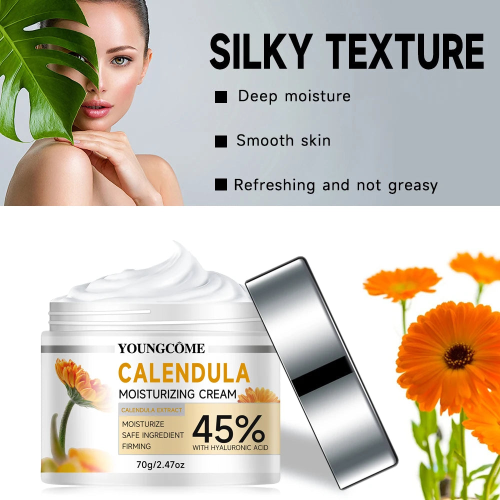 YOUNGCOME Calendula Moisturizing Cream – Anti-Aging & Firming Anti-Aging Face Cream Peaceful Pleasures Health and Wellness