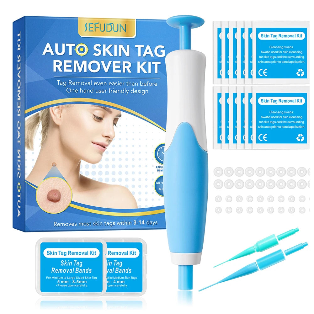 2-in-1 Skin Tag Remover Kit – Auto Micro Device Peaceful Pleasures Health and Wellness Blue spain