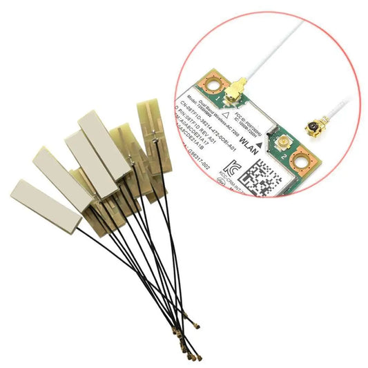 2pcs Mini PCI-E WiFi Bluetooth Internal Antenna Dual-Band WiFi Antenna Oasis Select