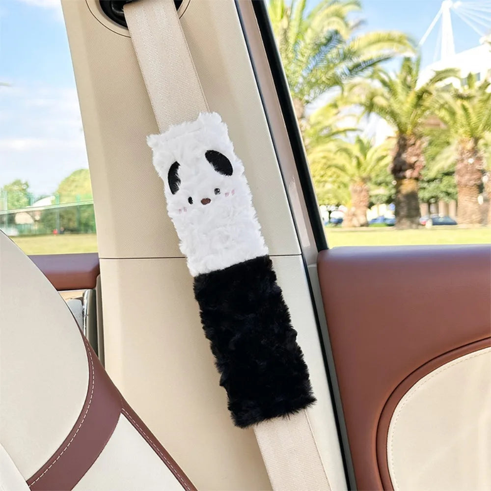 Cartoon Bear Plush Seat Belt Cover Cushion Pad for Kids