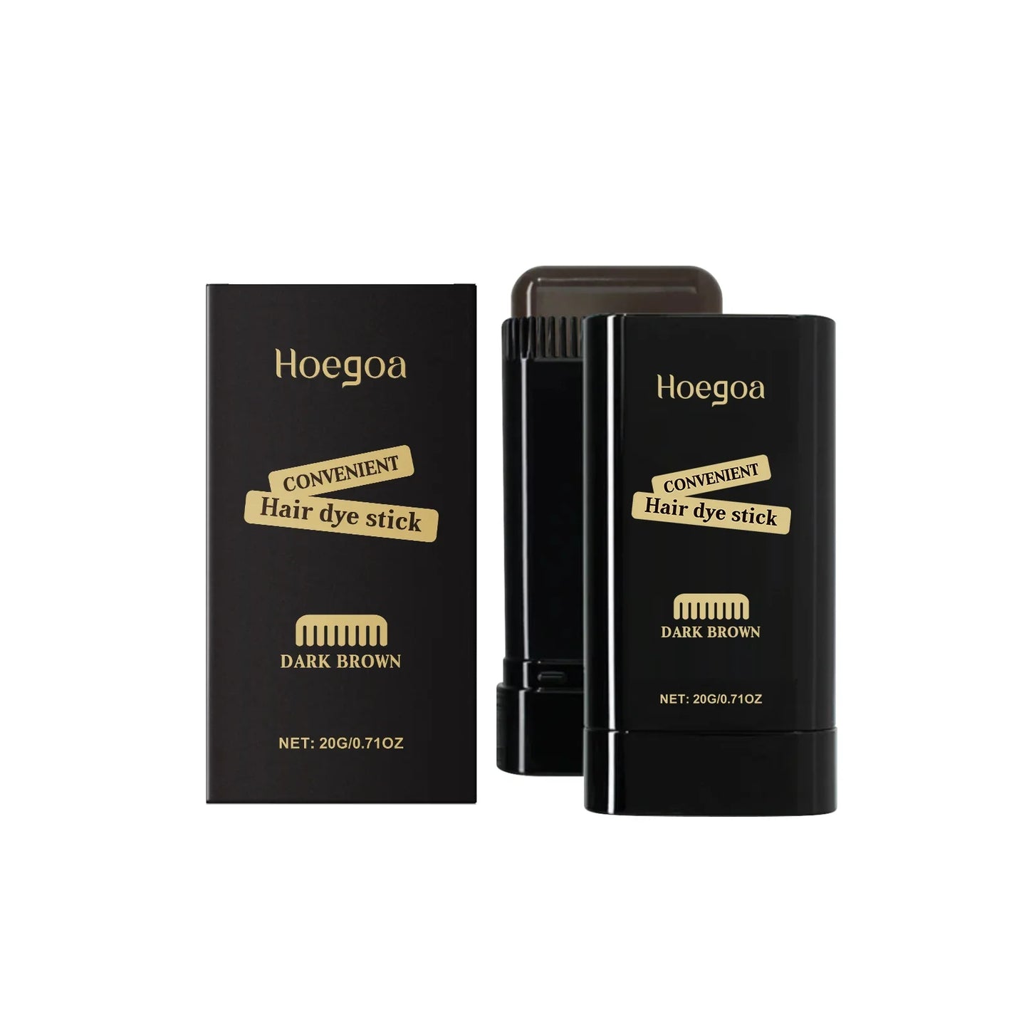 HOEGOA 3-Color Temporary Hair Color Stick – Root Touch-Up