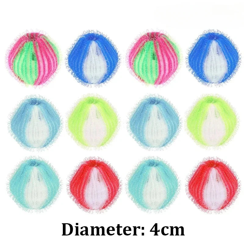 6/12pcs Downy Laundry Balls Pet Hair Remover Washing Capsules Removes Lint Personal Care Clothes Limpieza Reusable Ball Catch Peaceful Pleasures Health and Wellness