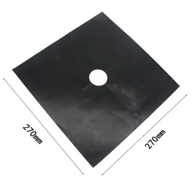 4-Pack Reusable Gas Stove Burner Covers – PTFE Stovetop Mats Stove Burner Covers Peaceful Pleasures Health and Wellness