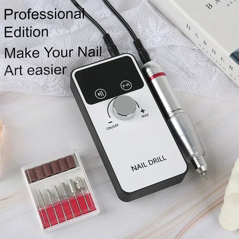 45000 RPM Rechargeable Electric Nail Drill Machine – Low Noise