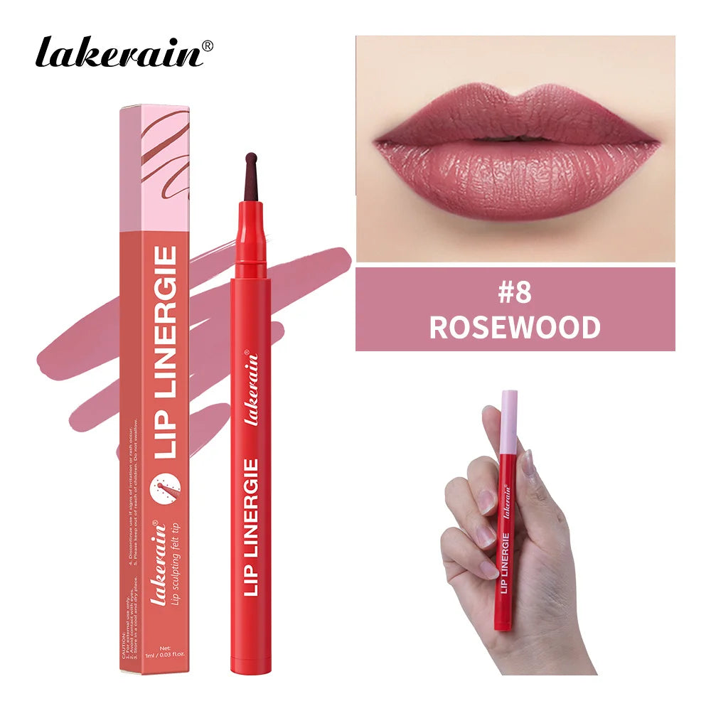 2-in-1 Dual-Tip Lip Contour Stain Pen | Smudge-Proof & Moisturizing