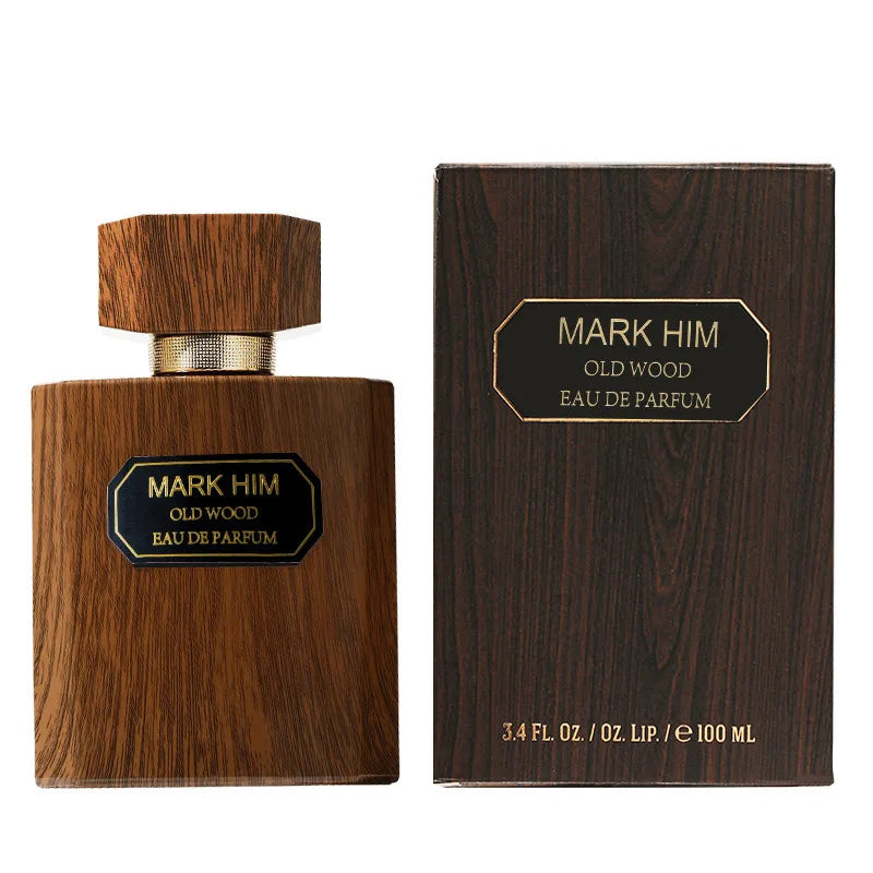 High-end Wood Perfume Brand Cologne Ebony Agarwood Long-lasting Fragrance Fresh Charm Confident Business Men Light Perfume 100ml Peaceful Pleasures Health and Wellness Wood perfume 100ML