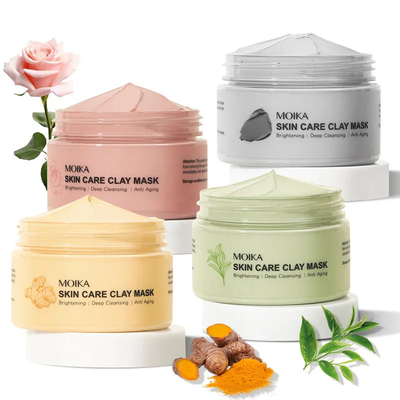 Rose Whitening Clay Mask 120g – Hydrating & Pore Cleansing