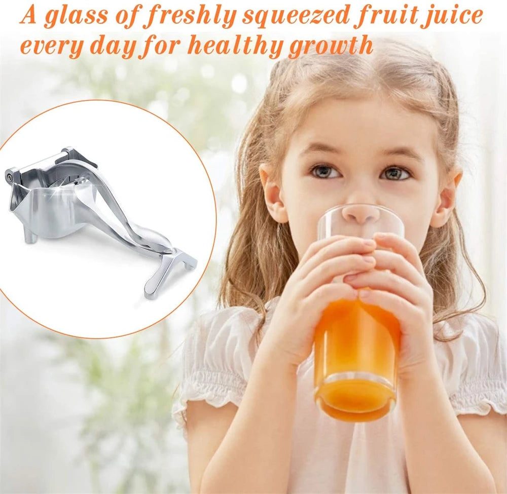 Manual Aluminum Alloy Hand Press Juice Squeezer | Pomegranate, Orange, Lemon & Sugar Cane