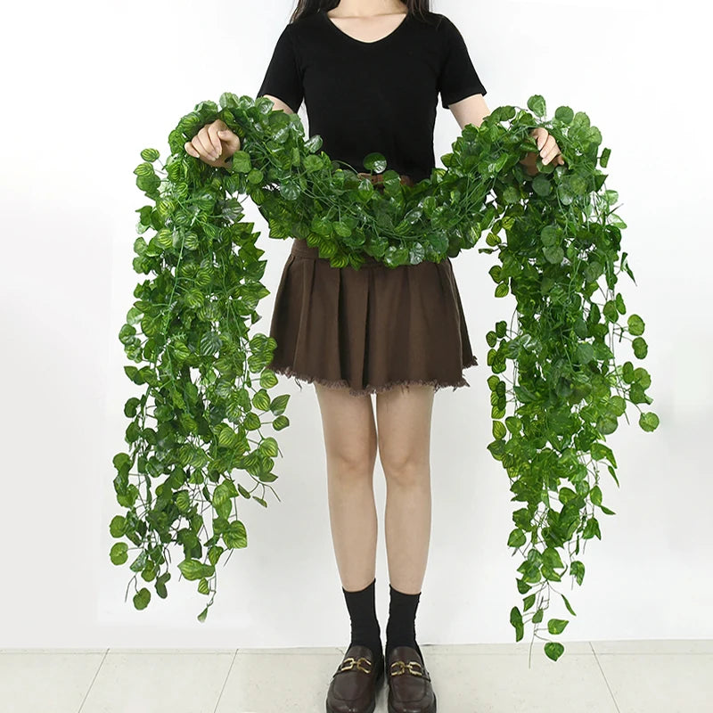 2.1M Artificial Ivy Garland Silk Vine Wall Hanging Decor
