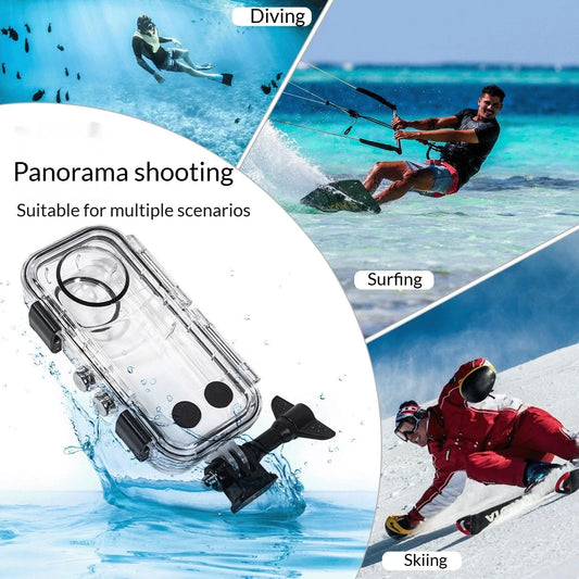 Insta360 X3 X4 X5 Waterproof Housing Case – 40M Dive Shell Camera Dive Housing Oasis Select
