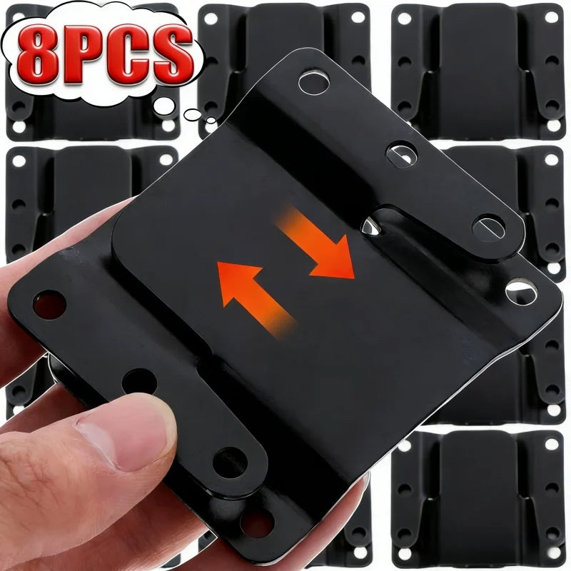 4/8Pcs Sectional Couch Connectors Metal Couch Clips Universal Sofa Connector Interlocking Bracket Furniture Connector Frame Hook Peaceful Pleasures Health and Wellness