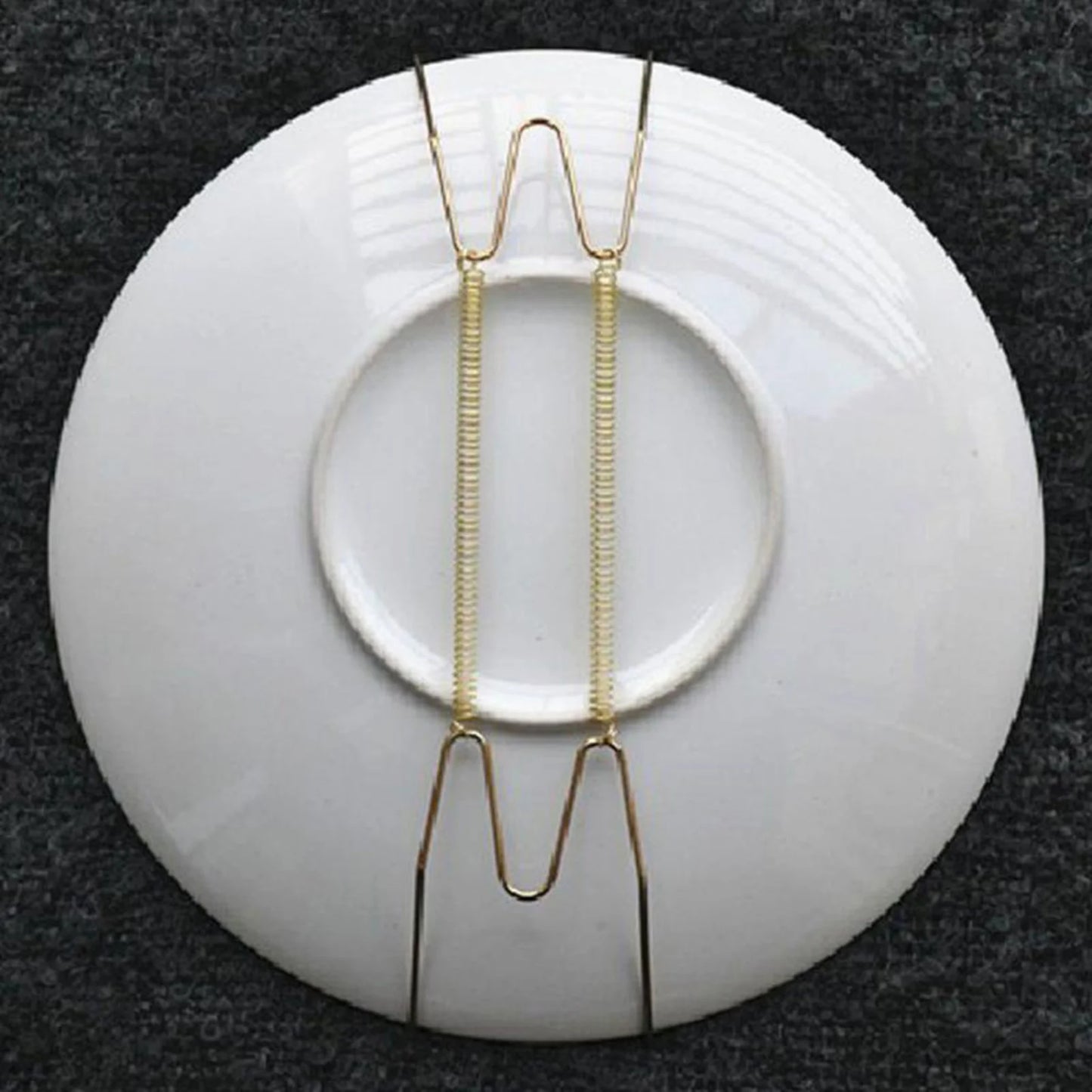 4 Pcs Stainless Steel Plate Hangers Invisible Plate Hangers Holder Wall Hooks Home Decor For Hotel Home Restaurant Peaceful Pleasures Health and Wellness