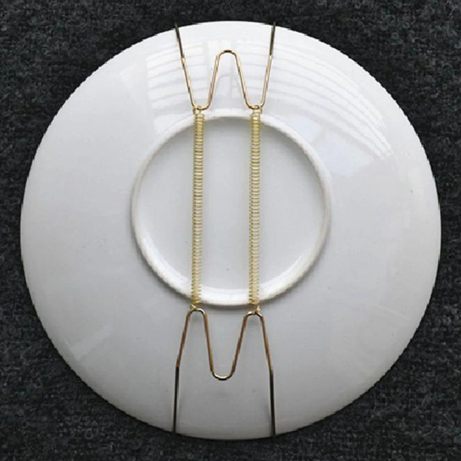 4 Pcs Stainless Steel Plate Hangers Invisible Plate Hangers Holder Wall Hooks Home Decor For Hotel Home Restaurant Peaceful Pleasures Health and Wellness