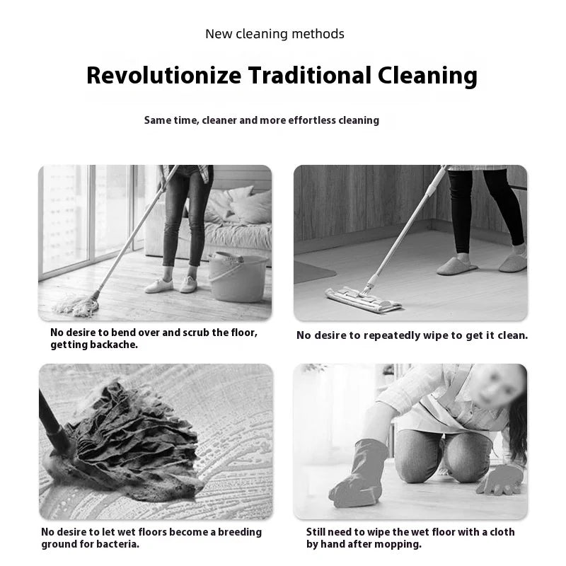 HOMEFISH Wireless Electric Spray Mop – Rechargeable Floor Cleaner