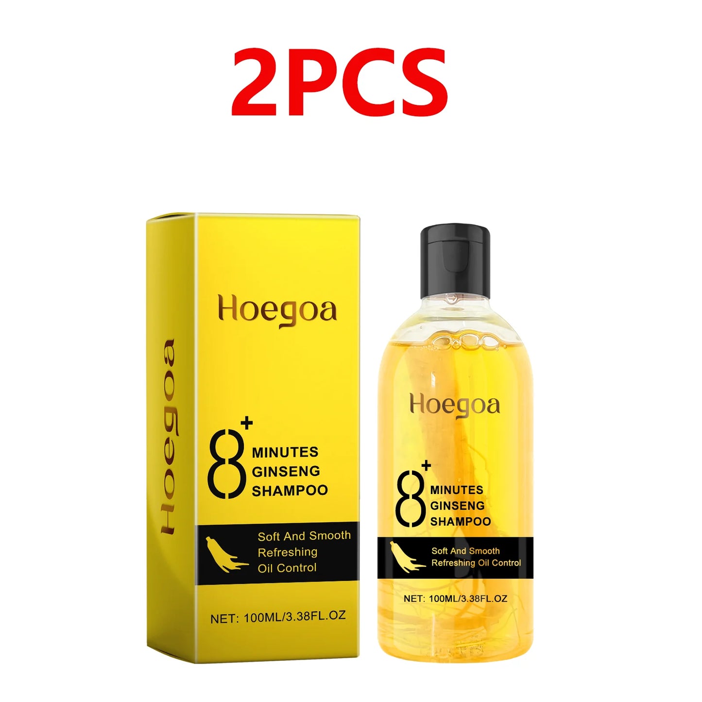 Ginseng Oil Shampoo and Conditioner Hair Strengthens Anti Loss Restore Damaged Cleansing Dandruff Control Hair Growth Shampoo Peaceful Pleasures Health and Wellness 2pcs