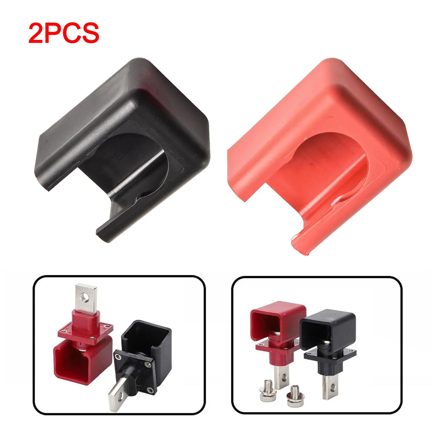 2-Pack Battery Terminal Connector Cover 120A–500A IP67