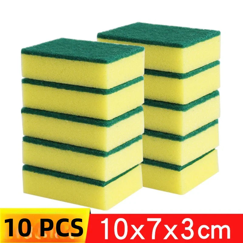 Dual-Sided Kitchen Scrub Sponges – Super Absorbent (1–60 Pack)