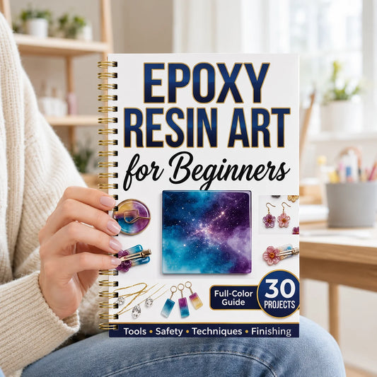 Introduction A5 Spiral Guide Epoxy Resin Art 30 Full Handmade Peaceful Pleasures Health and Wellness Default Title