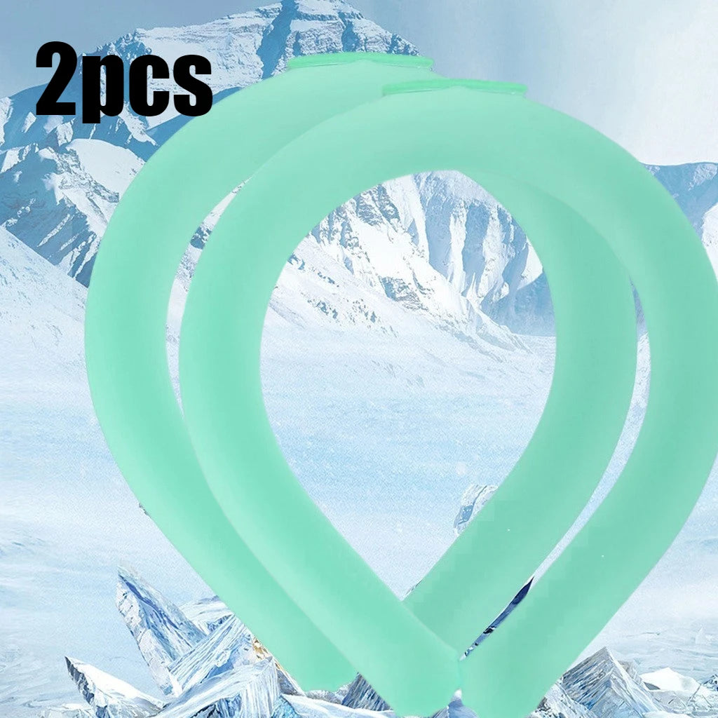Summer Neck Cooling Ring Portable Reusable Massager Cool Sunstroke