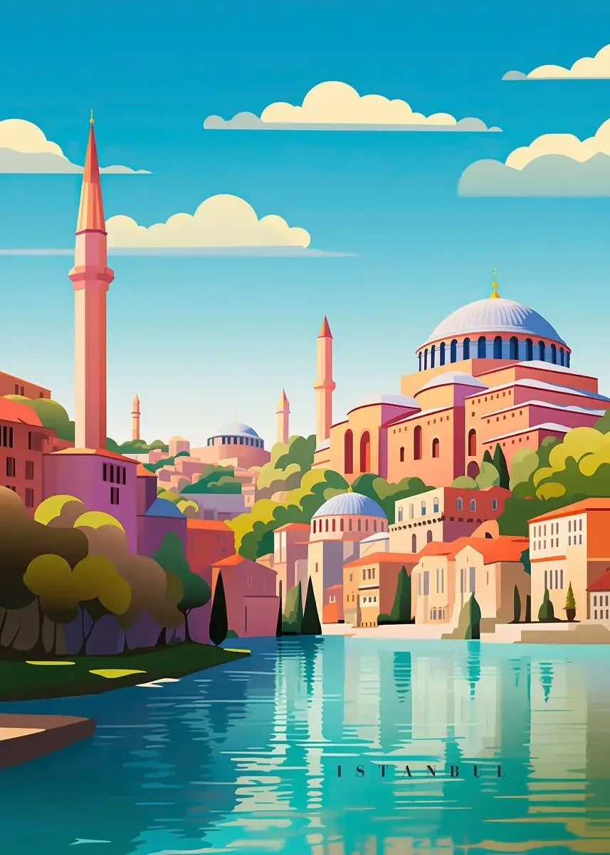World Cities Canvas Wall Art – Venice, Rome & Istanbul Print