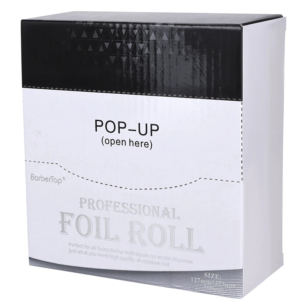 Boxed 300 Pieces Aluminum Foil Sheets, Professional Hairdressing Foil for Hair Coloring Nail Polish Removal Salon Home Tool Peaceful Pleasures Health and Wellness 300pcs