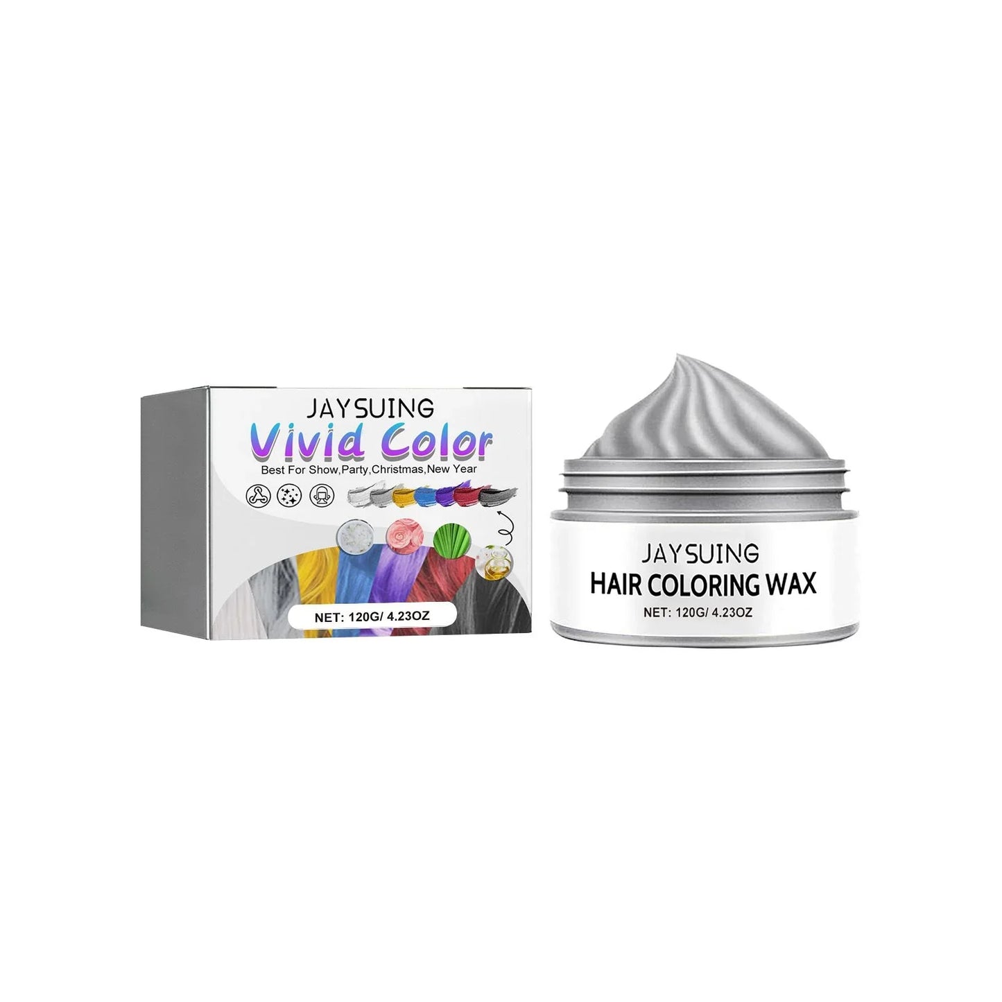 Temporary Hair Color Wax – Nourishing Styling Pomade 120g