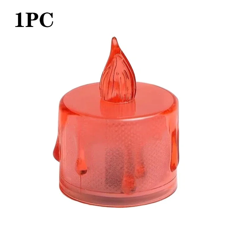 LED Flameless Tea Light Candles | Smokeless Christmas Decor