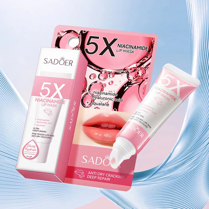 SADOER Niacinamide Lip Mask Balm – Ceramide & Vitamin C 10g