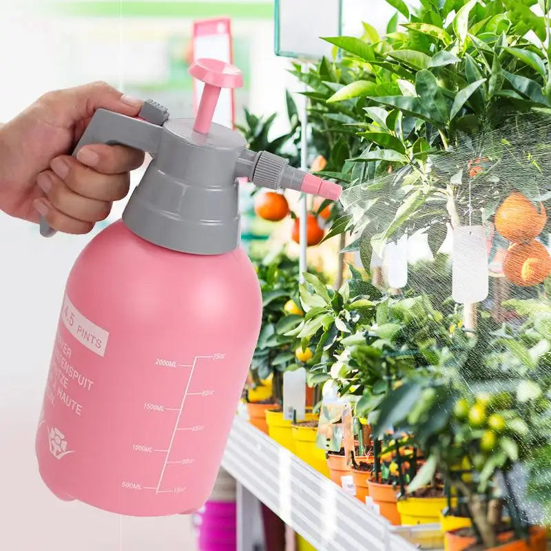 Hand Pressure Water Sprayer Trigger Air Pump Garden Disinfection Sprayers Spray Bottle Home Car Cleaning Sprayer Watering Can Peaceful Pleasures Health and Wellness