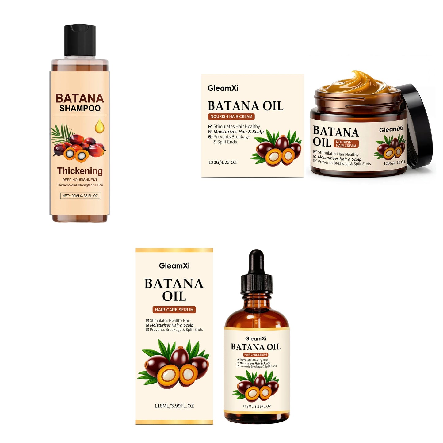 Batana Oil Shampoo – Hydrating, Volumizing & Oil Control